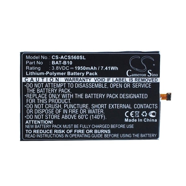 Bsc Preferred Acer Liquid Jade Liquid Jadeplus S55 Mobile Phone Replacement Battery CS-ACS560SL - main